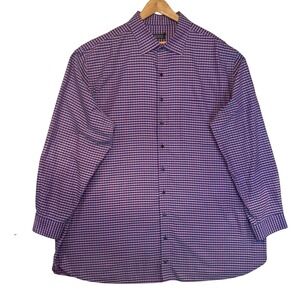 Rochester Egyptian‎ Cotton Non Iron Gingham Check Dress Shirt Men 20in 38/39T